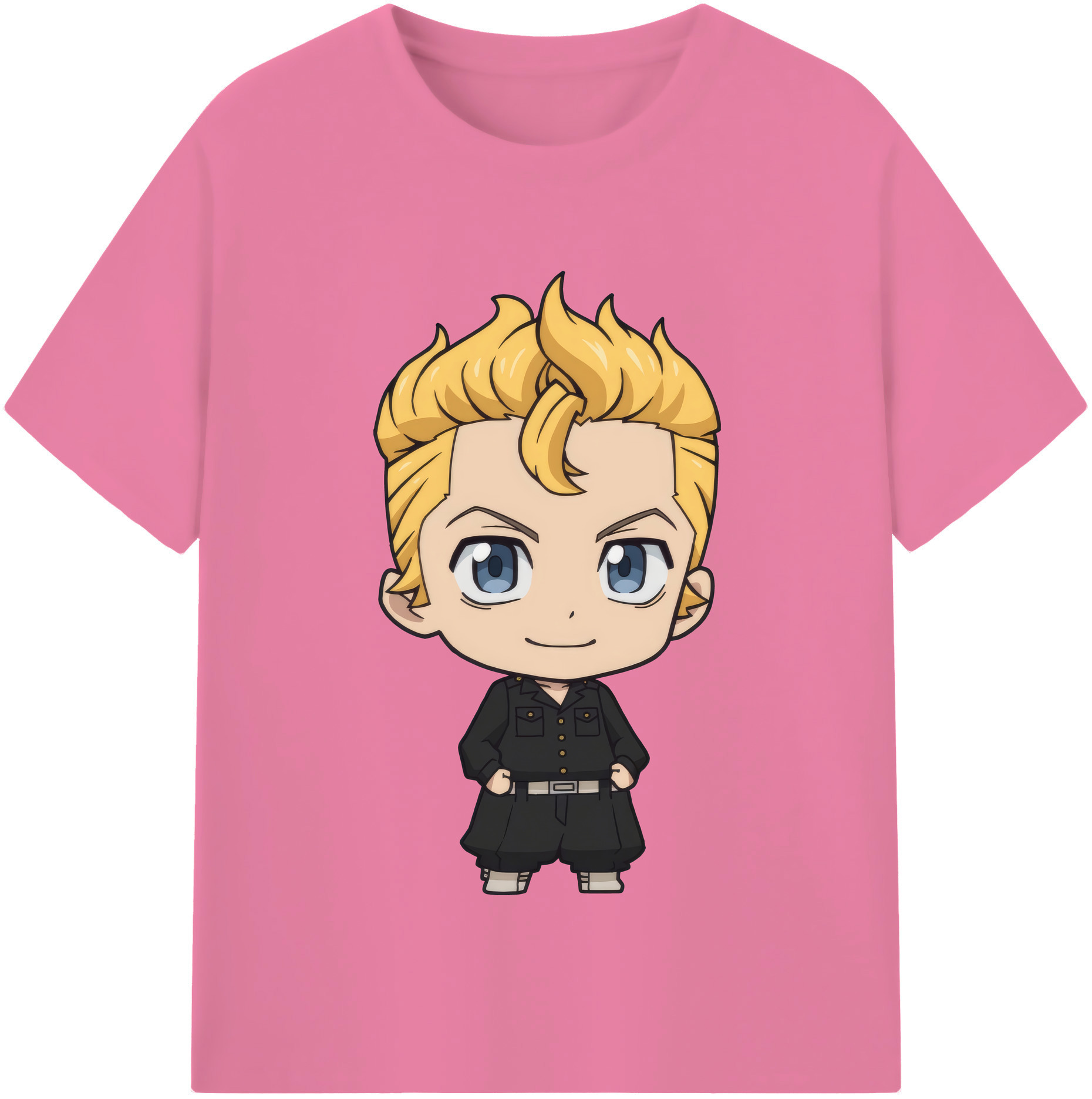 （画像用） 東京リベンジャーズ Tokyo Revengers 綿100％半袖Tシャツ（フロントプリント）